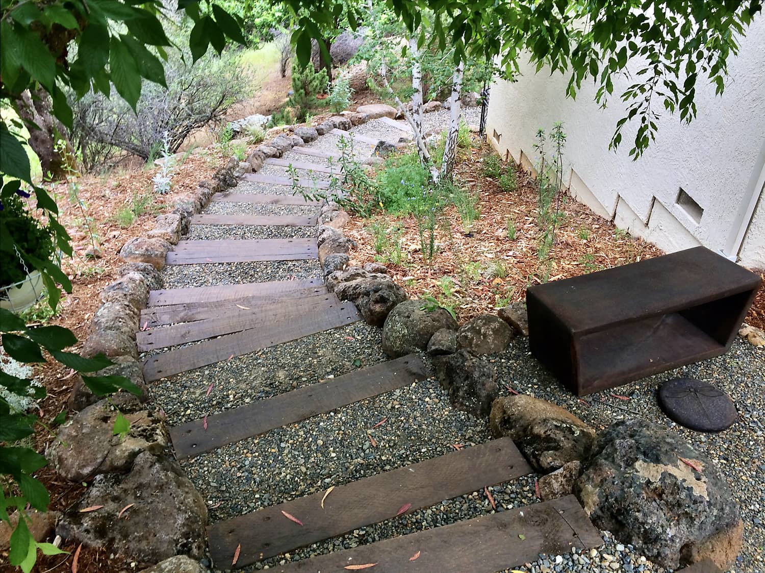Garden Steps in El Dorado County